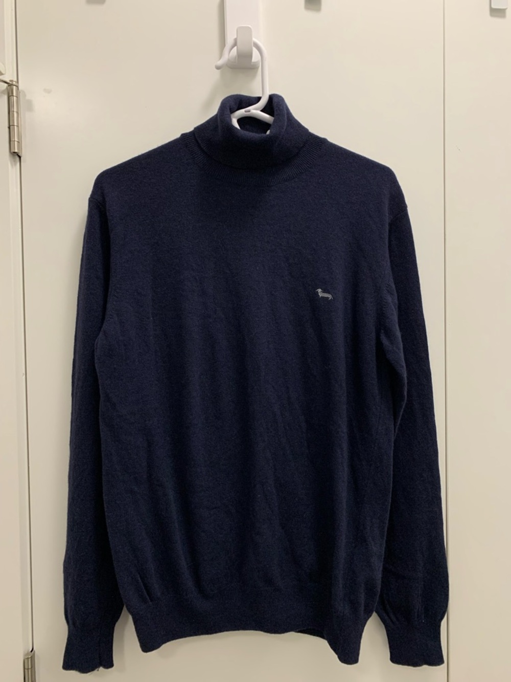 Harmont & Blaine Navy Turtleneck Sweater with Logo size XL - Picture 2 of 8